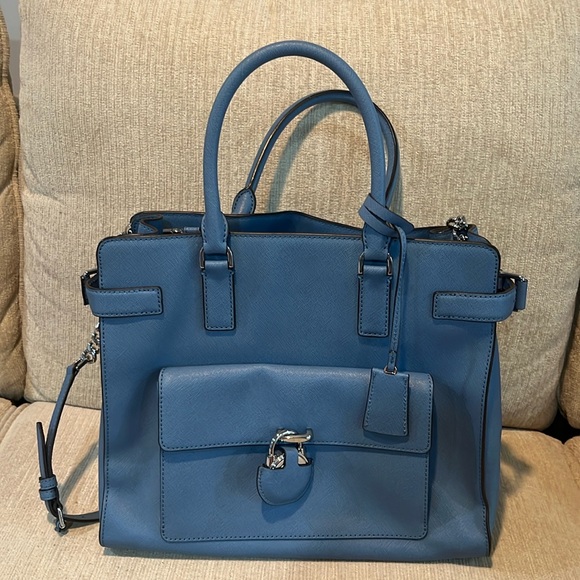 Michael Kors Handbags - Michael Kors Large Hamilton Bag. Brand new without tags. Never used. Color Blue